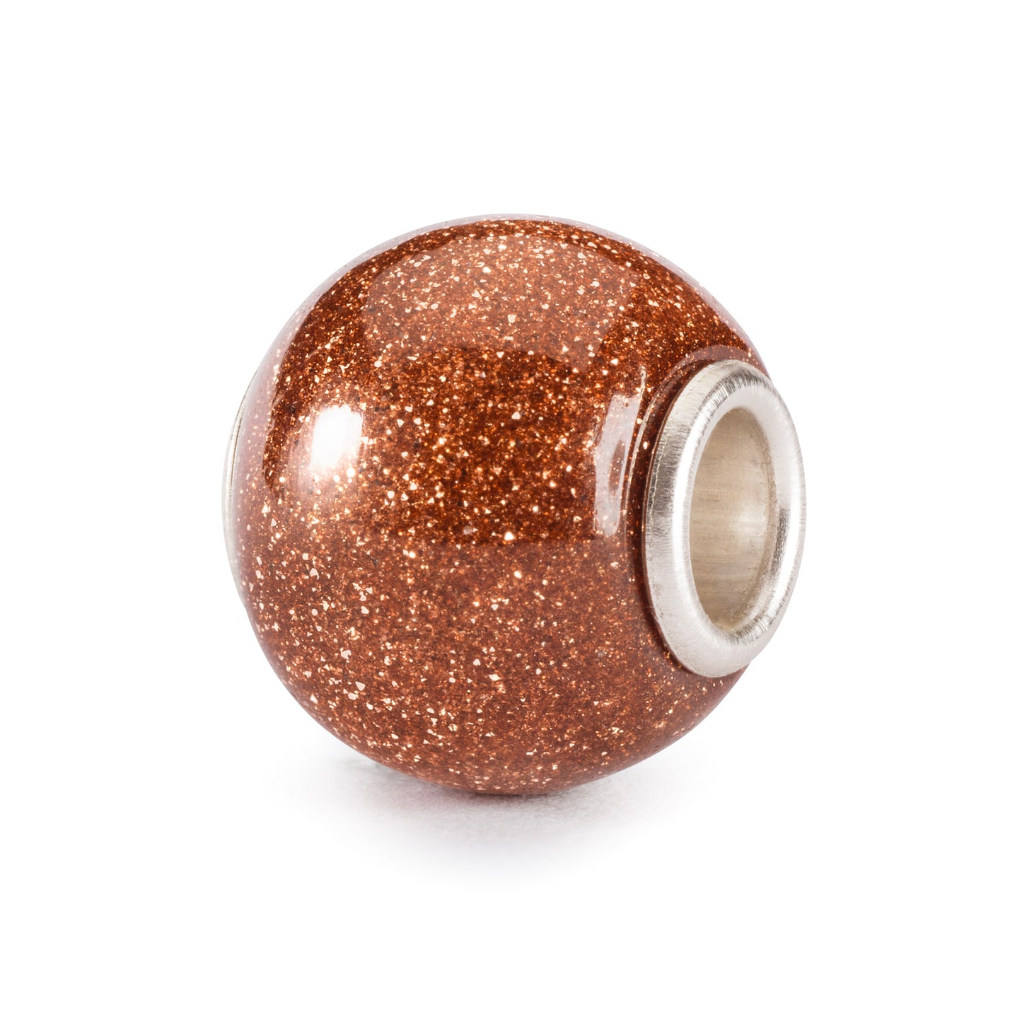Round Brown Goldstone