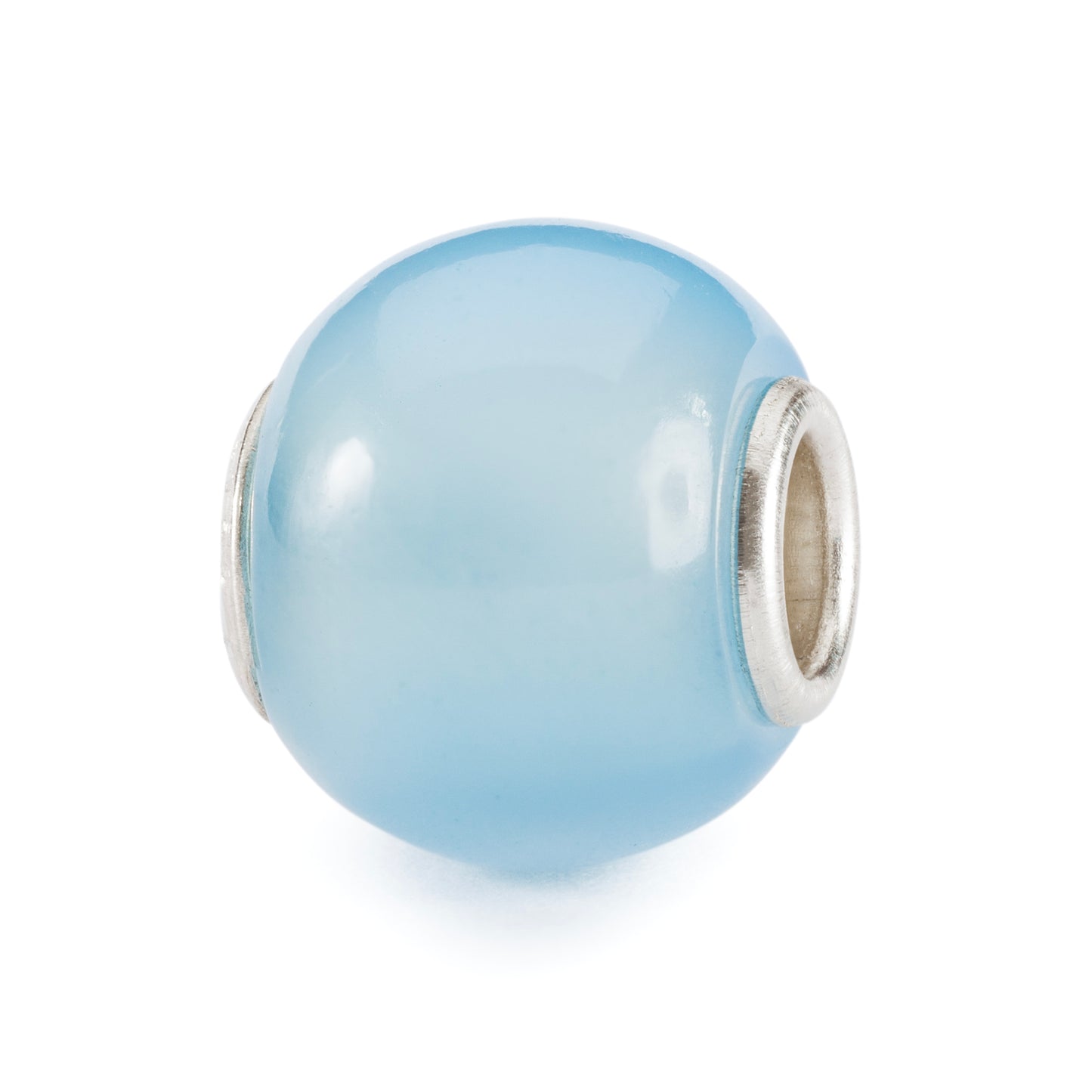 Round Light Blue Agate