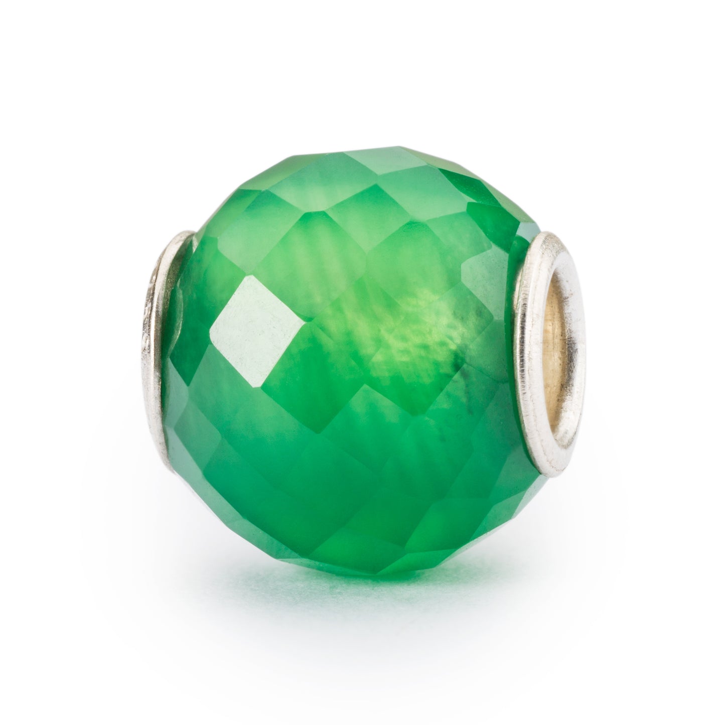 Round Green Onyx Facet