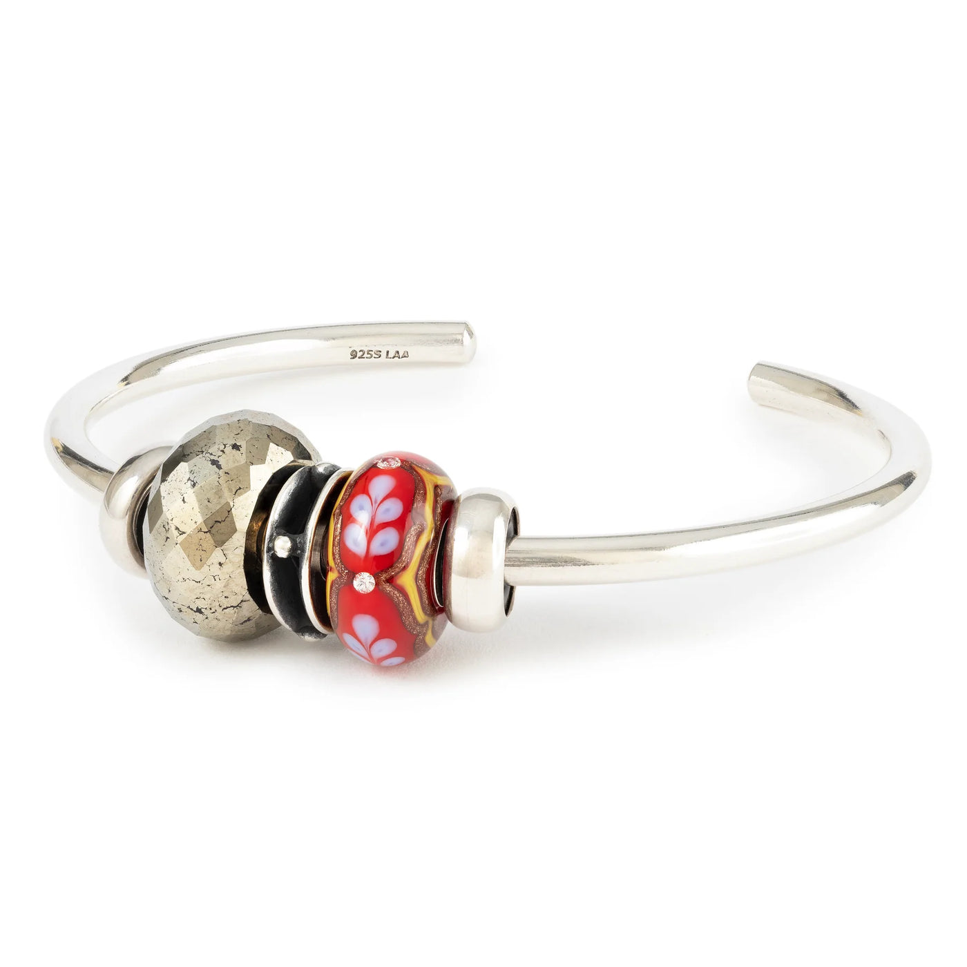 Crimson Silk Brilliance Bangle