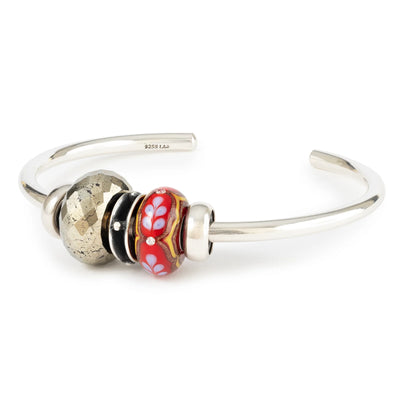 Crimson Silk Brilliance Bangle