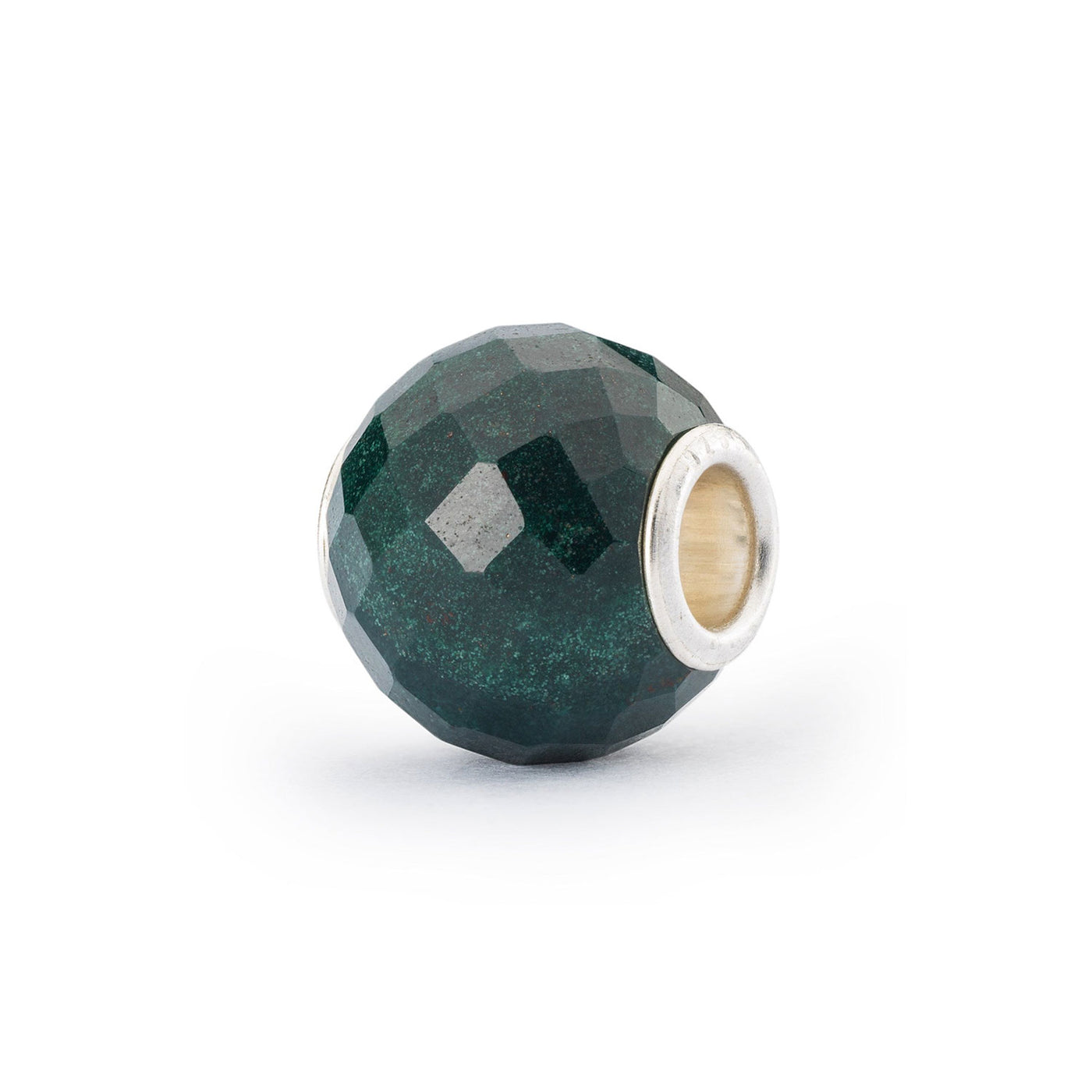 Round Green Chalcedony Facet