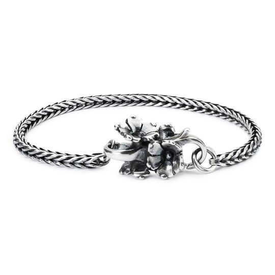 Sterling Silver Bracelet with Carolina Jessamine Lock