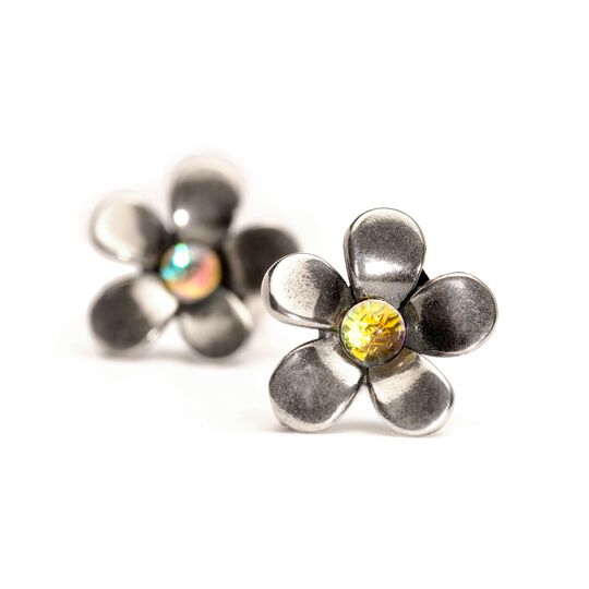 Silver Flower Earrings